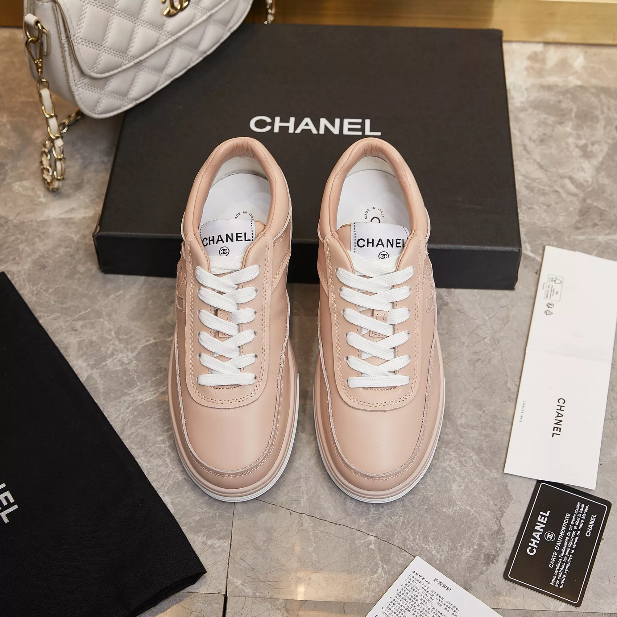 chanel decontractees chaussures pour femme s_12761124